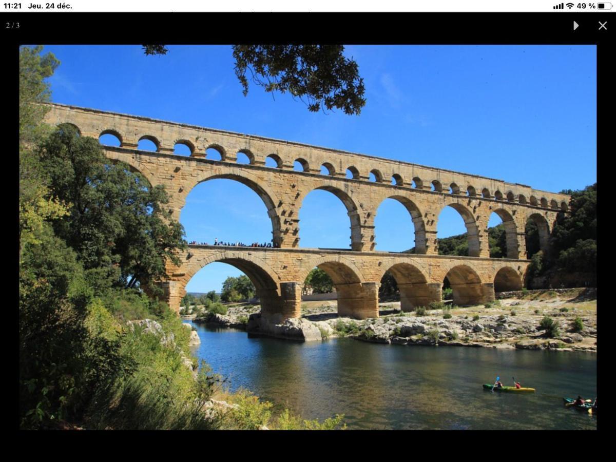 Appartement 3 Min A Pied Du Centre D'Uzes Parking Piscine المظهر الخارجي الصورة