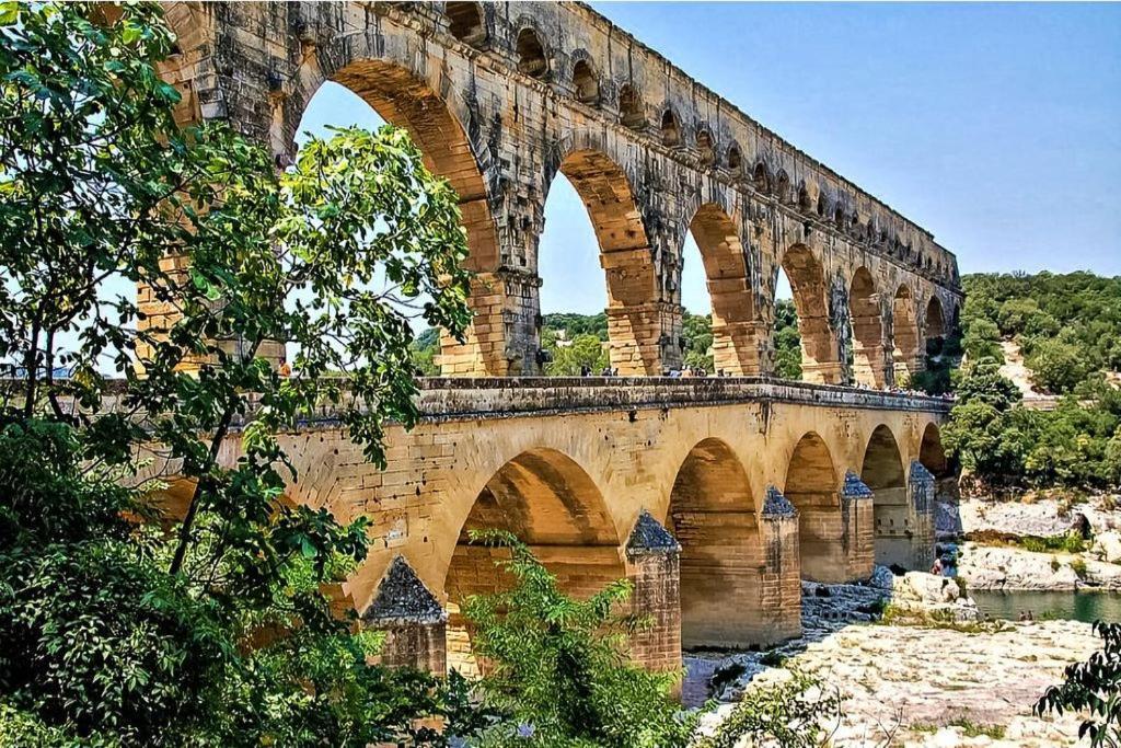 Appartement 3 Min A Pied Du Centre D'Uzes Parking Piscine المظهر الخارجي الصورة